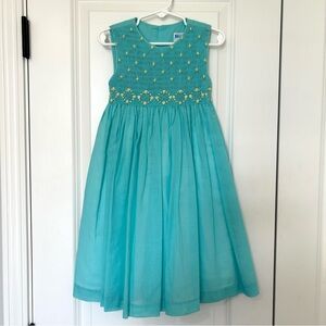 Luli & Me Toddler Girls Blue Easter Spring Dress 4T